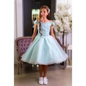 Shallow Blue Confirmation Dress Style Ko26746