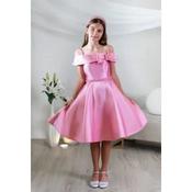 Pink Confirmation Dress Style Ko26730 image