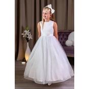 White First Holy Communion Dress Style LWCD-209 image