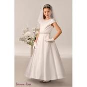 Sienna Rose White First Holy Communion Dress Classic Silhouette&amp;Elegant Finish Style SR736 image