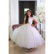 Sweetie Pie White First Holy Communion Dress Style 5028 image