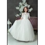 White First Holy Communion Dress Style SD821 image