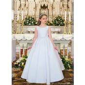 White First Holy Communion Dress Style COM047 image