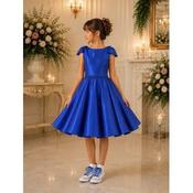 Peacock Mikado Confrmation Dress Style Ko27646