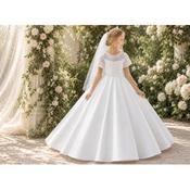 Ivory Pearl Elegance Communion Dress C12 image