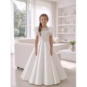 Ivory Royal Ruffle Sleeve Communion Dress C39 image