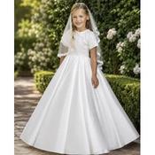 Ivory Bow Communion Dress C11 image