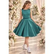 Teal Mikado Confirmation Dress Style Ko27650 image