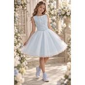 Powder Blue Confirmation Dress Style Ko27664 image