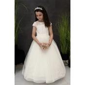 Ivory Handmade First Holy Communion Dress Style BETSY IVORY image