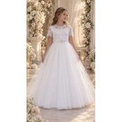 HANDMADE DRESS LACE &amp; TULLE STYLE PALOMA SHIMMER image