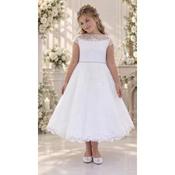 Handmade White First Holy Communion Dress Style ALEXANDRA WHITE image