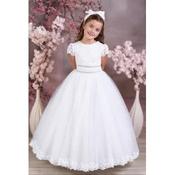 Sweetie Pie White First Holy Communion Dress Style 5037