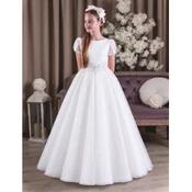 White Handmade First Holy Communion Dress Style BOGOTA image