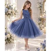 Indigo Blue Confirmation Dress Style Ko27652 image