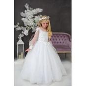 Handmade White First Holy Communion Dress Style IDA MCH