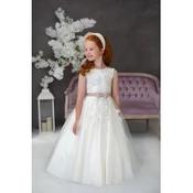 HANDMADE IVORY FIRST HOLY COMMUNION DRESS STYLE BLUEBELL MCH