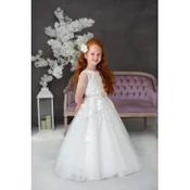 HANDMADE IVORY FIRST HOLY COMMUNION DRESS STYLE SYBIL MCH