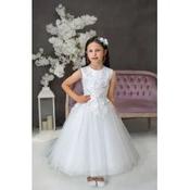 HANDMADE IVORY FIRST HOLY COMMUNION DRESS STYLE DIANA MCH