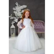 HANDMADE WHITE FIRST HOLY COMMUNION DRESS STYLE OTTILIE MCH