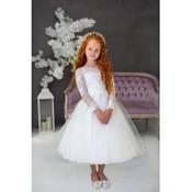 HANDMADE WHITE FIRST HOLY COMMUNION DRESS STYLE HALLIE