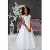 Handmade White First Holy Communion Dress Style SILVIA MCH