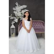 Handmade White First Holy Communion Dress Style KATHRYN MCH