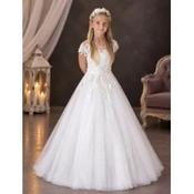Handmade White First Holy Communion Dress Style CATHERINE MCH