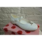 Rochelle white communion/ flower girl shoes Style R034 image