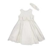 Couche Tot Baby Girls Ivory Ribbon Christening Dress Style 1321