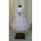 Handmade Charming Decorated with Flower Petals Flower Girls/Special Occasion Dress style Laila image