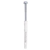 FRAME ANCHOR HEX WASHER HEAD SCREW APPROVED &amp;amp; NYLON PLUG BRIGHT ZINC