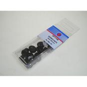 DOMECAP SCREW COVERS DARK BROWN CLAMPACK