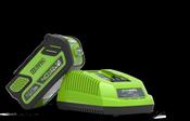 Greenworks 40V Battery Charger image