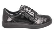 Easy B Bridgetown Ladies Lace Wide Fit Bunion Shoe 75203Q image