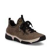 Rieker Ladies Slip On Elastic Laced Shoe 45973-24 image