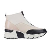 Rieker Ladies Wedge Front Zip Ankle Boot N6352-60