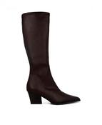 Miss Elastic Ladies Chocolate Brown Knee High Sock Boot 78150 image