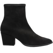 Miss Elastic Ladies  Black Suede Western Style Sock Boot 75376 image