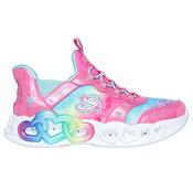 Skechers Girls Infinite Heart Lights Trainer 303755N image