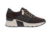 Rieker Ladies Low Wedge Laced Shoe N6314-25 image