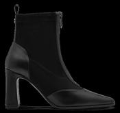 Marco Tozzi Ladies Front Zip Block Heel Ankle Boot 25334-47 001 image