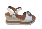 Oh My Sandals Ladies Low Wedge Sandal 5984
