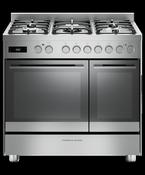 Fisher &amp; Paykel 90cm Range Cooker with Gas Top in Stainless Steel | OR90L7DBGFX2 image