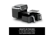 Ninja 9.5L Dual Zone XL 2-Drawer Air Fryer | DZ901UK image