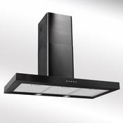 Luxair 90cm Cooker Hood Flat Black | LA-90-FLT-BLK