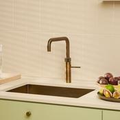 Quooker PRO3 Fusion Square Patinated Brass | 3FSPTN image