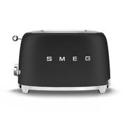 SMEG MATTE BLACK 2 SLICE TOASTER | TSF01BLMUK image