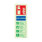 Everlux ABC Powder ID Sign 75x200