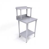 600 x 600mm Stainless Steel Wall Table &amp; Gantry